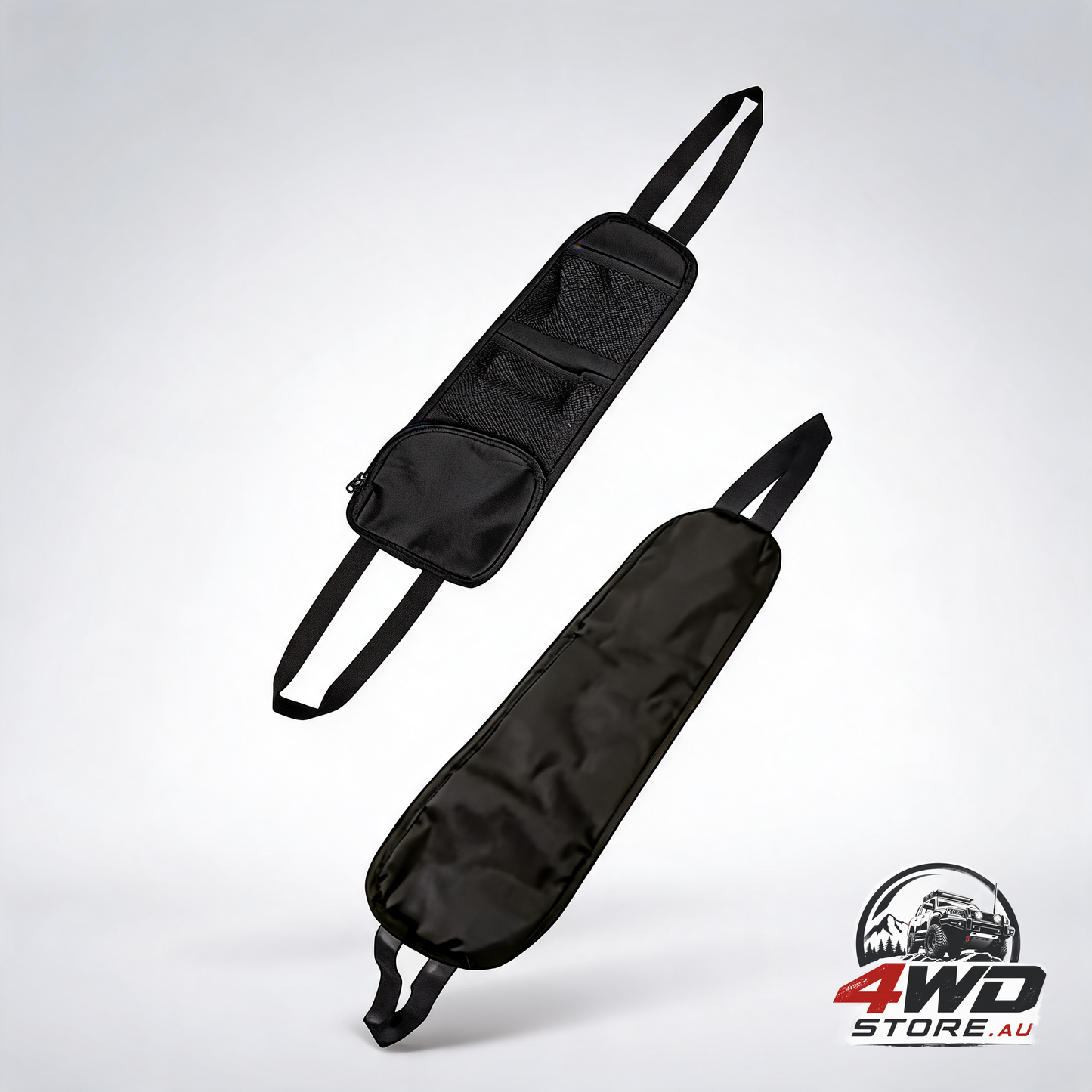 Multi-function car seat side organiser and hanging storage bag