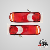 2 pcs universal 12V and 24V tail lights for truck, tipper, tractor, trailer and chassis