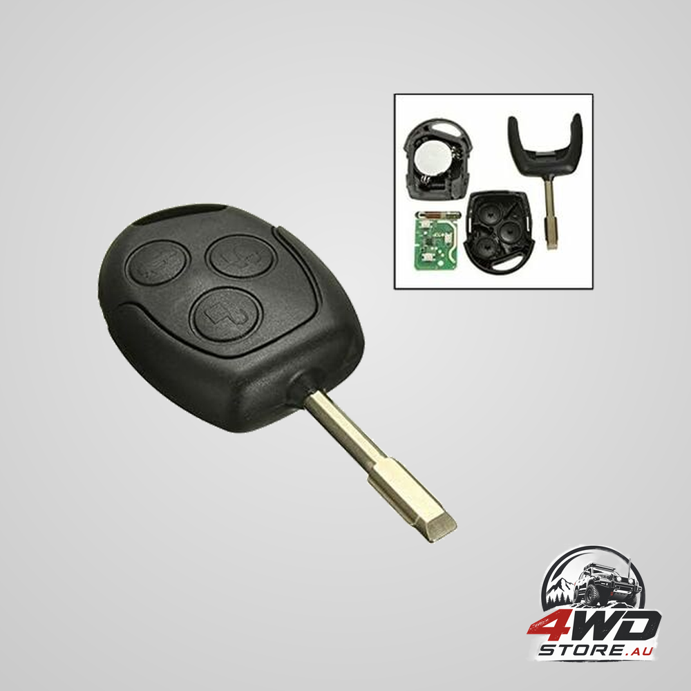 3 button 433MHz remote entry key fob for Ford Mondeo, Fiesta, Focus, Ka and Transit