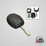 3 button 433MHz remote entry key fob for Ford Mondeo, Fiesta, Focus, Ka and Transit