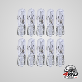 10 pcs T5 12V 1.2W dashboard light bulbs