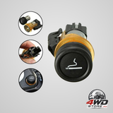 Car cigarette lighter and box compatible with Peugeot 206, 308, 406 and 607