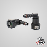 2 pcs plastic 90 degree quick fuel line connector, 7.89mm ID6