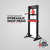 20 ton hydraulic shop press workshop jack stand with bending tool