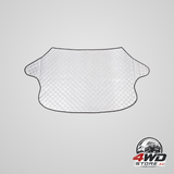 Car windscreen cover anti-freeze blanket and sunshade, 145x92cm winter snow and ice protection