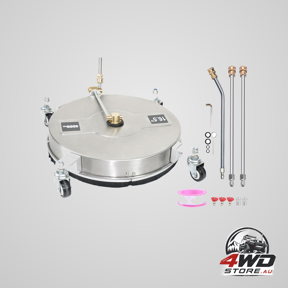 2-in-1 16.5 inch undercarriage surface cleaner, 4000PSI pressure washer with wheels and wands