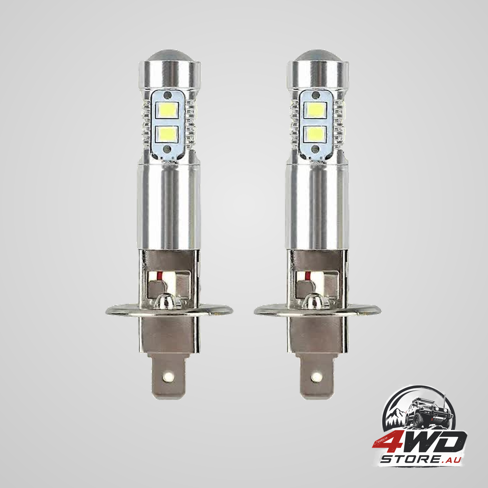 2x H1 LED headlight bulb conversion kit, 100W 6000K high beam, low beam and fog light