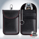 2 pack Faraday car key case, signal blocking pocket for keyless car keys