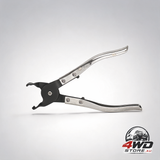 Metal tip wheel nut cap removal pliers and puller for car maintenance