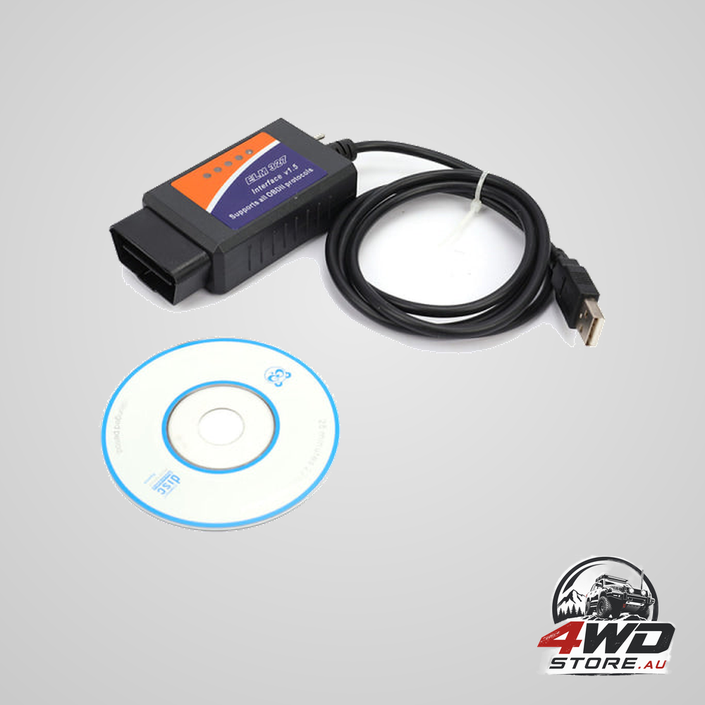 ELM327 USB V1.5 diagnostic interface modified for Forscan, CH340 25K80 chip