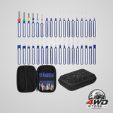 36 piece terminal removal tool kit with pin extractor for electrical cable connectors