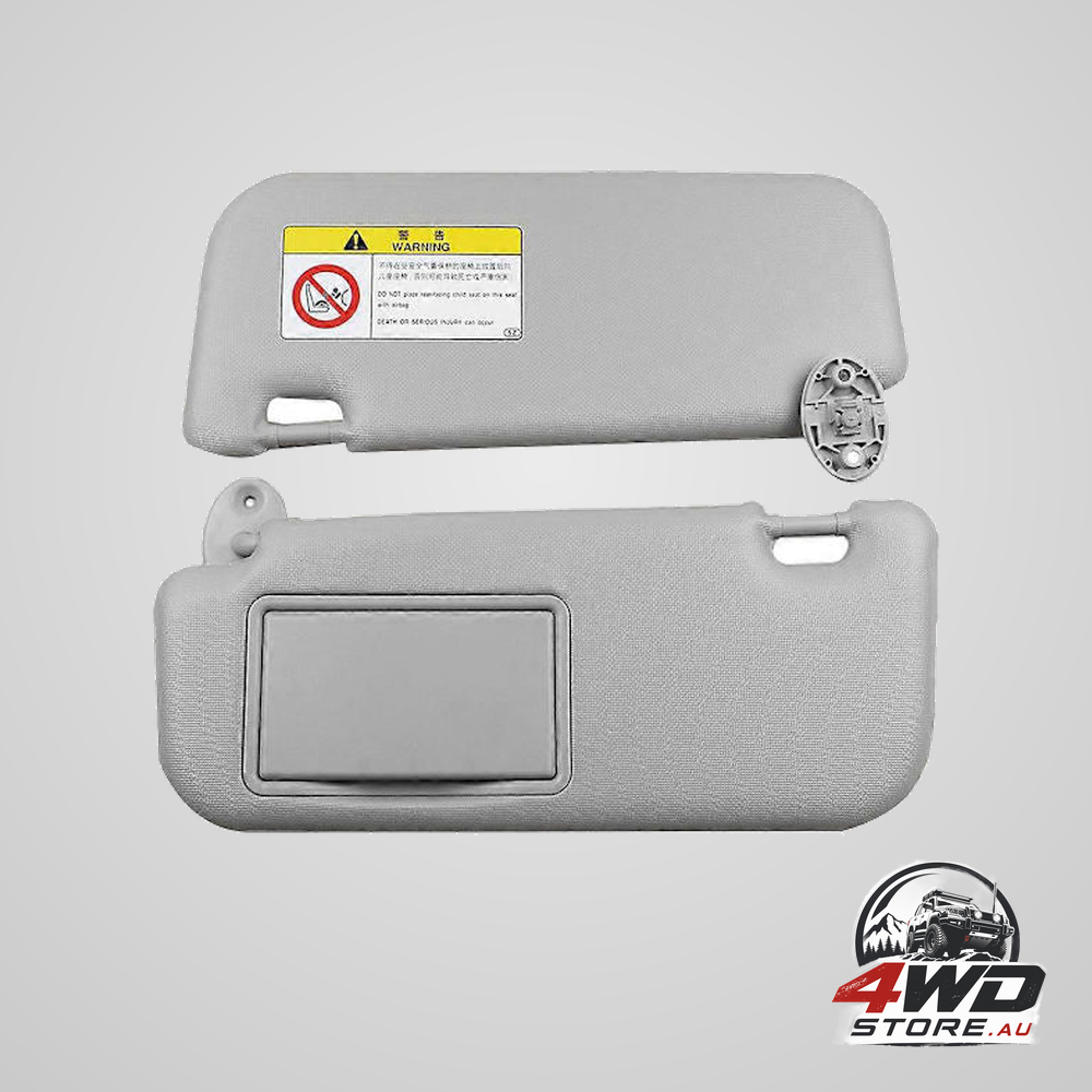 Grey car sun visor with mirror for 2014-2017, 74320-02B21 74310-02K91