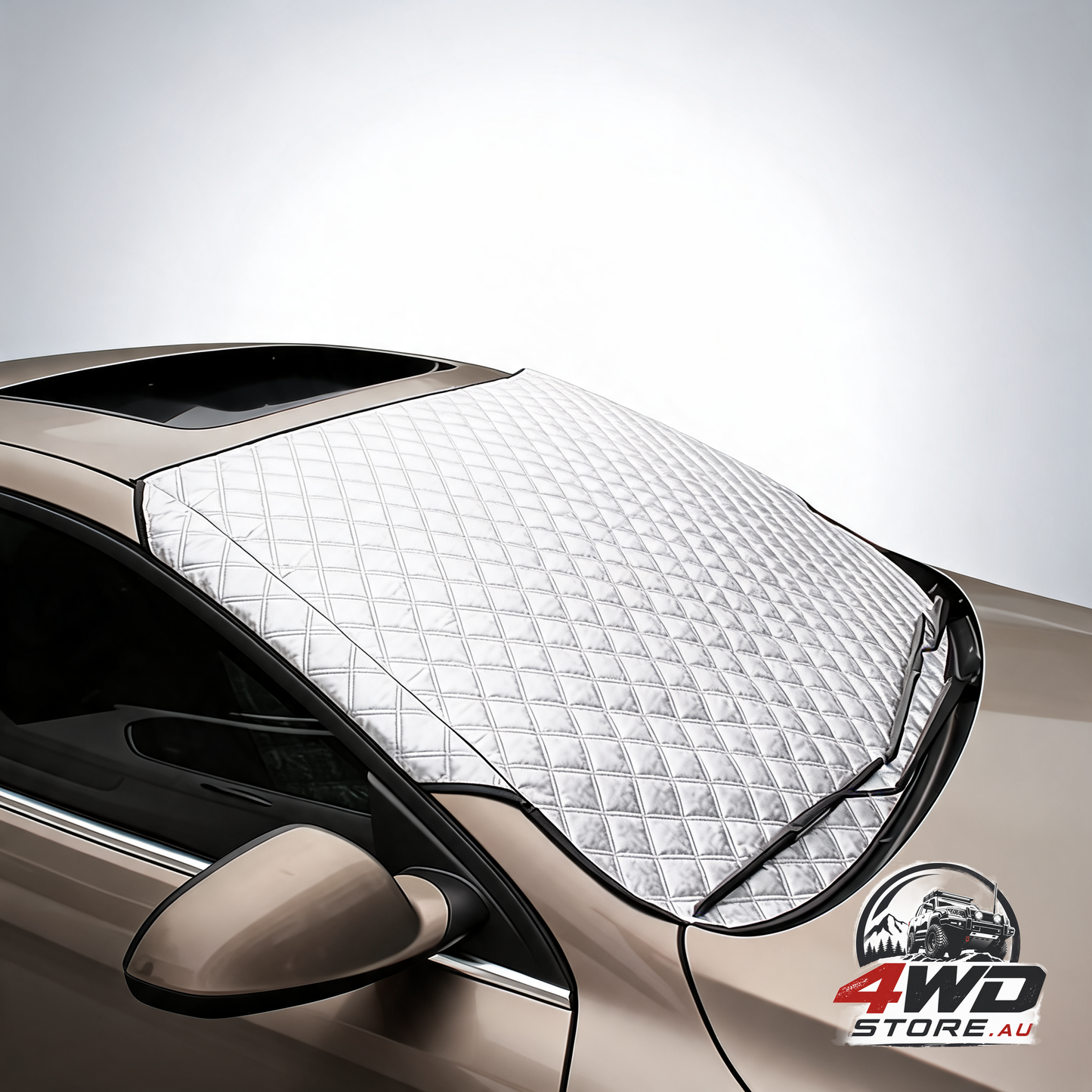 Thickened car windscreen protective cover for SUVs, all-season snow, ice and sun protection