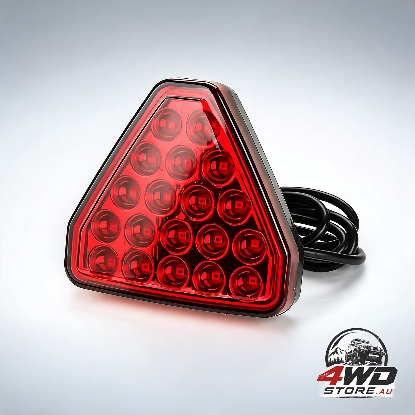 F1 style triangular red LED rear collision warning and centre brake light, 12V