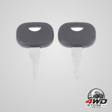 2 pcs 14603 key for JCB, Bomag, Dynapac, Terex and New Holland