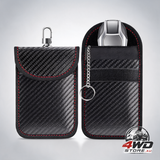2 pack Faraday car key case, signal blocking keyless entry protector
