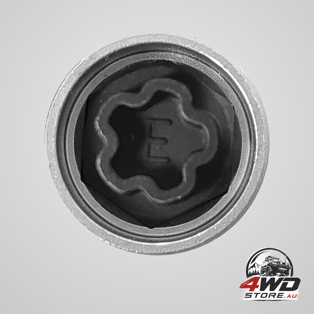 Security wheel nut wrench 17mm for Audi A6, A3, A4, A5 and TT