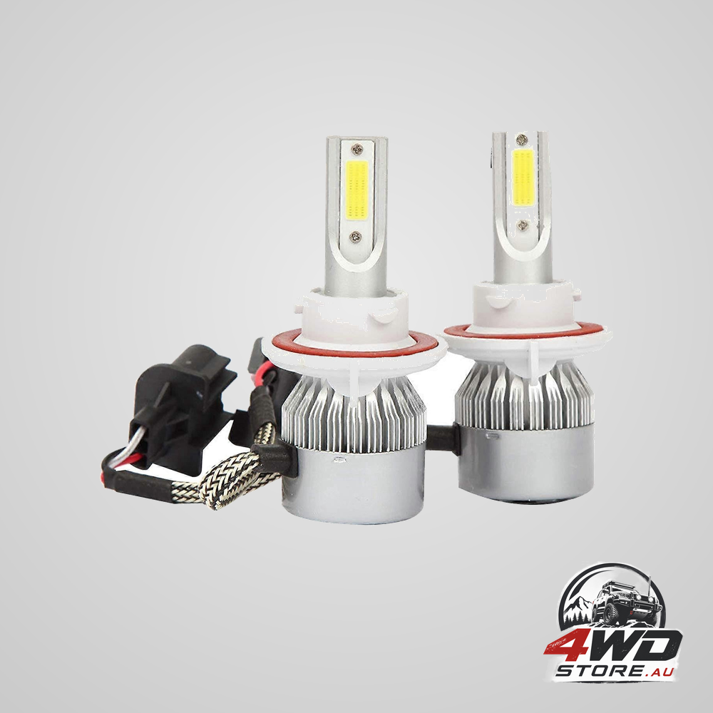 2-pack H13/9008 LED headlight low and high beam C6 kit 72W 8500LM 6500K cool white