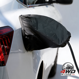 Electric vehicle charging port protector for outdoor charging connector