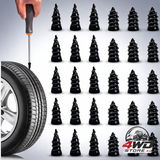 Rubber tyre repair spikes 30pcs quick fix puncture kit for cars, motorcycles and trucks