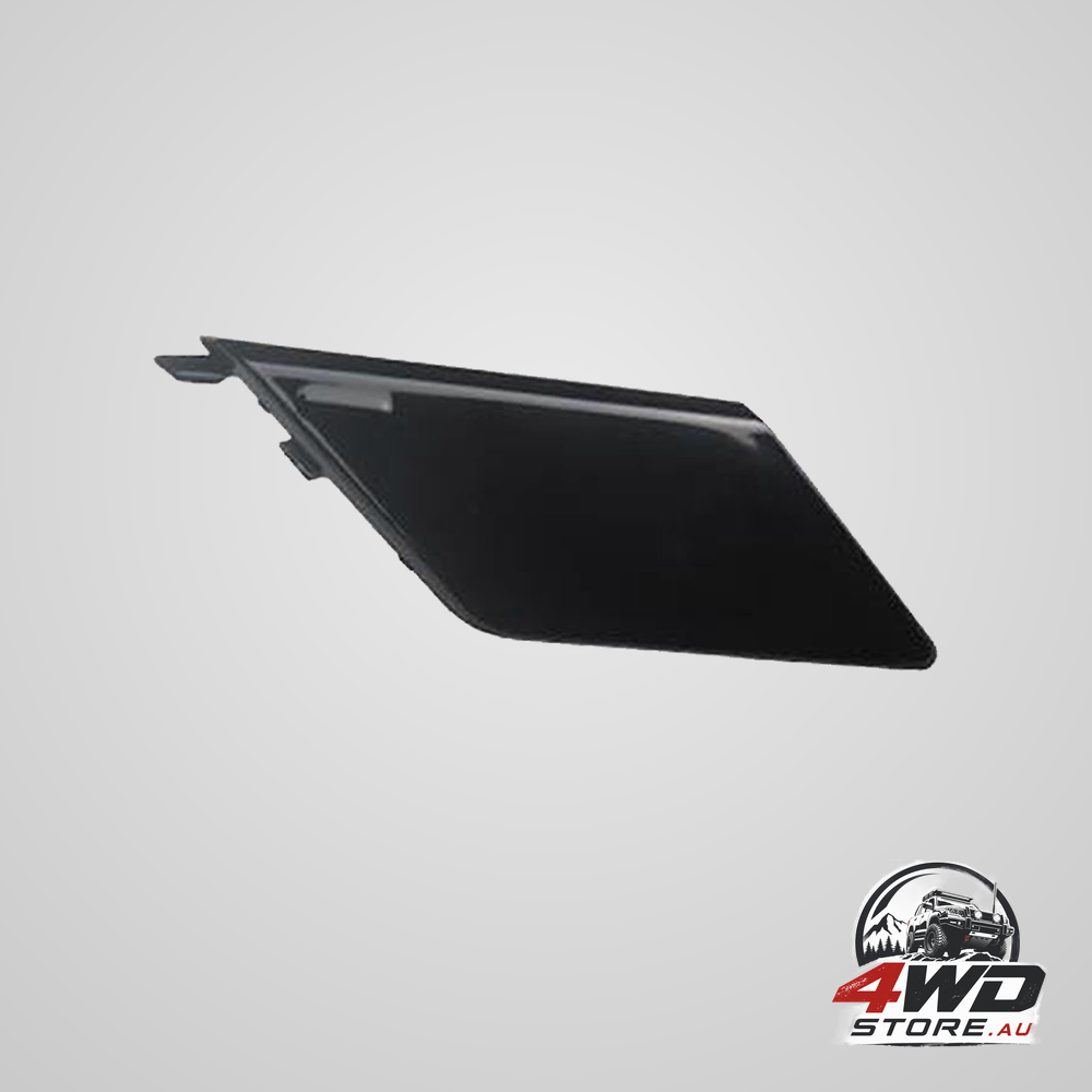 Volvo XC60 rear bumper towbar hatch eye cover in agate black, 2018-2023, part 39849034