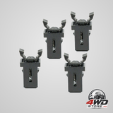 Replacement car sunglasses holder upper console latch, 4pcs set for most vehicles