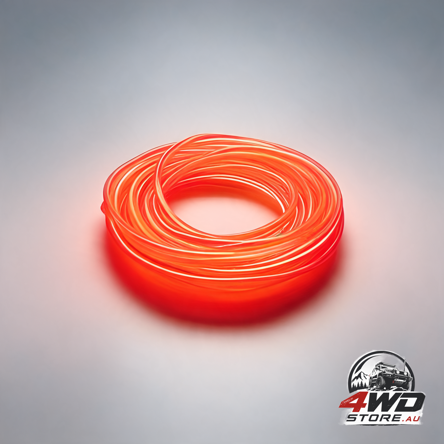 Car LED interior strip light 3m USB neon wire ambient lighting in red