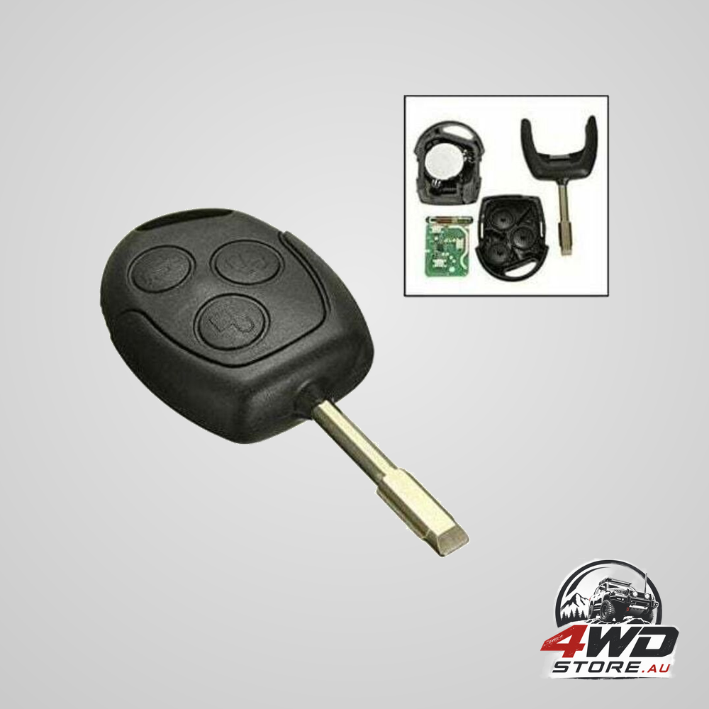 3-button 433 MHz fob remote key for Ford Mondeo, Fiesta, Focus, Ka and Transit