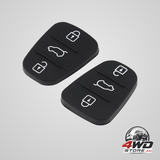 2pcs silicone 3-button key case for Kia Sportage, Ceed, Rio and Hyundai i10 i20 i30