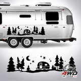 Tree forest vinyl body decal sticker for SUV — view 2