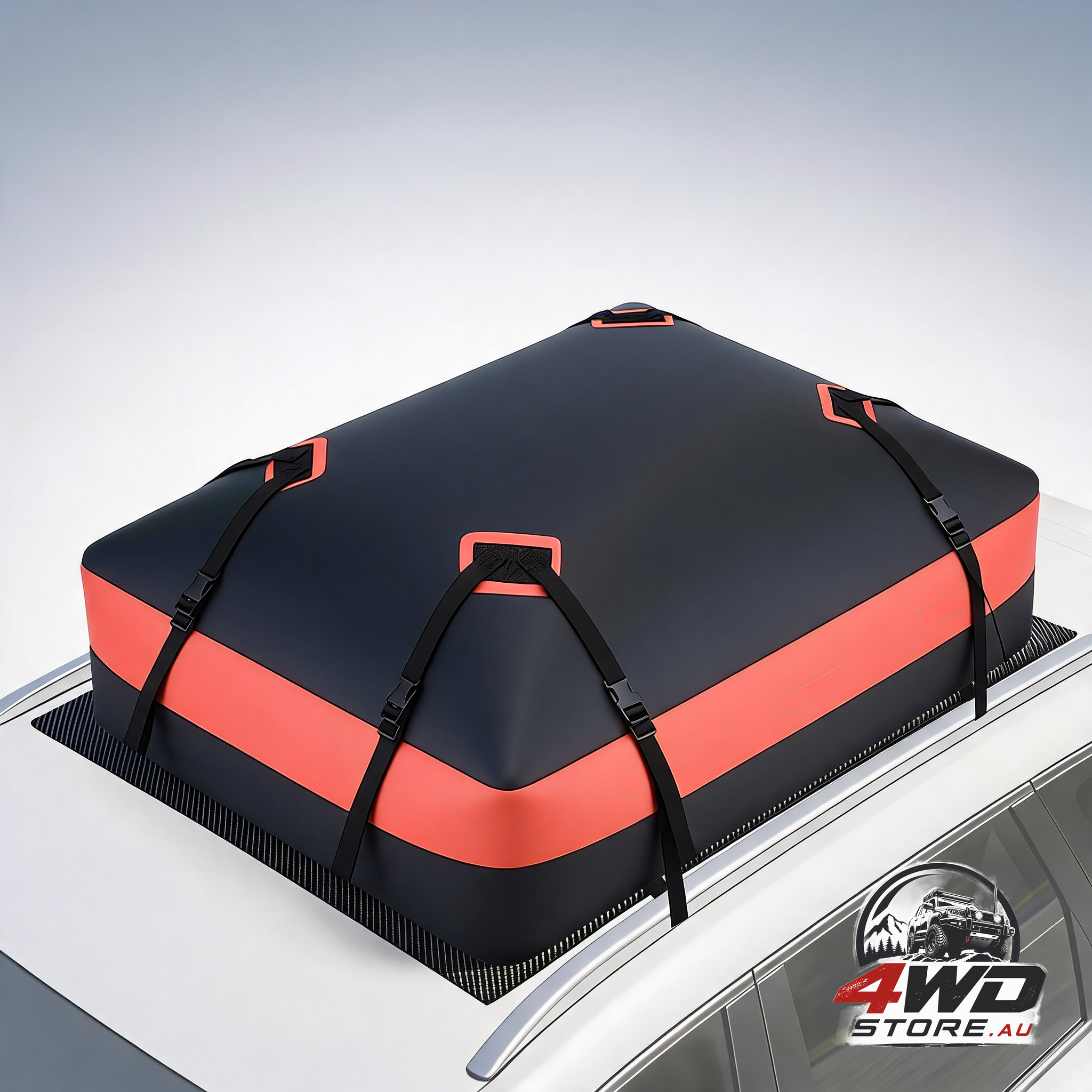 Giantz rooftop cargo bag waterproof car luggage carrier, 15 cubic ft universal
