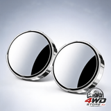 2pcs car blind spot mirrors with suction cup, 360 adjustable round convex mirror