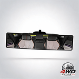 Panoramic wide angle clip-on rear view mirror 28.5cm — view 2