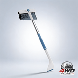 3-in-1 snow brush and ice scraper extendable — view 2