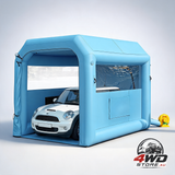 Giantz inflatable paint booth 2.5x2.5x3m spray booth with 550W blower and air filter