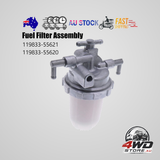 Fuel filter assembly 119833-55621 for Yanmar 2TNV70, 3TNM72 and 3TNM74F