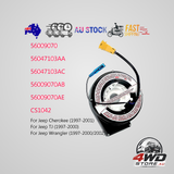 Steering wheel clock spring for Jeep Wrangler and Cherokee, part 56009070 56047103AC