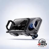 Smart dual-mode rotating stand, foldable with wireless fast charging and auto rotation