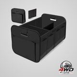 3-in-1 foldable storage organiser, portable and expandable with removable dividers and 12 pockets