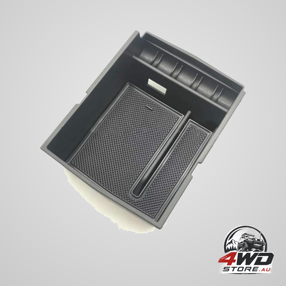 Car centre console armrest organiser storage box tray insert for Subaru Outback 2015-2019, black