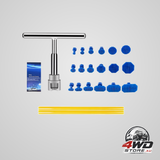 Car dent repair tools, short T-pull puller tools for paintless dent removal