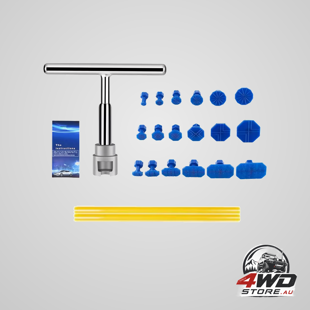 Car dent repair tools, short T-pull puller tools for paintless dent removal