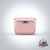 Car hanging rubbish bin with lid leather — view 2