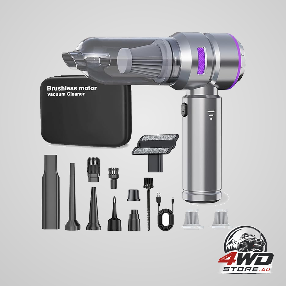 Car vacuum cleaner 19000PA handheld purple — view 2