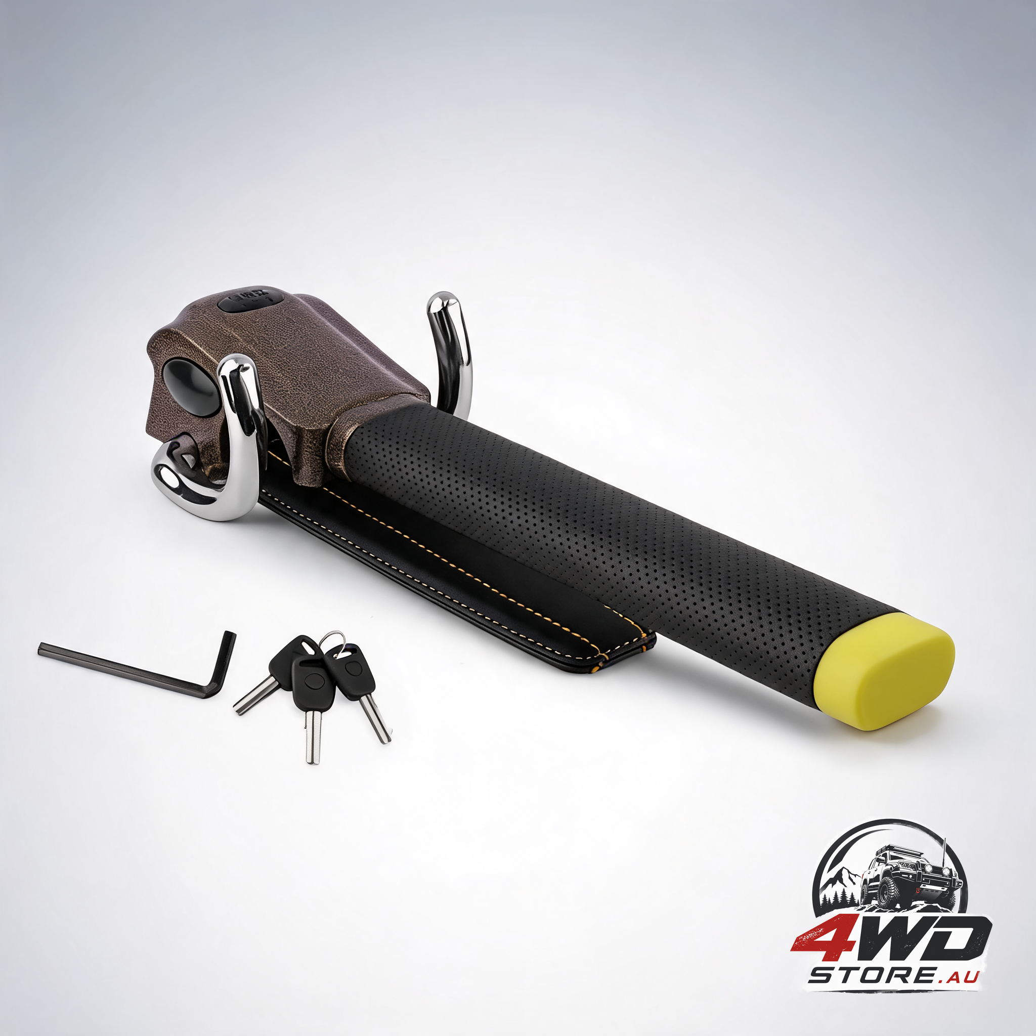 Car steering wheel anti-theft lock foldable anti-theft security car t-lock