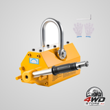 Permanent magnetic lifter, 600 kg pulling capacity, heavy duty N42 neodymium lifting magnet with release handle and steel