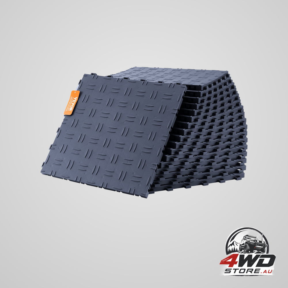 Garage tiles interlocking, 12 x 12 x 0.53 inch 25 pack - non-slip double-sided texture flooring for garages, basements