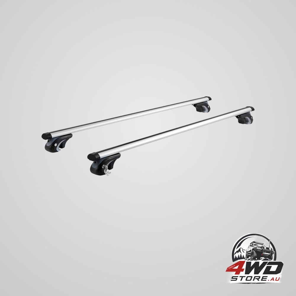 Roof rack cross bars, aluminium roof rack crossbars, fit raised side rail with gap, 90 kg load capacity, adjustable