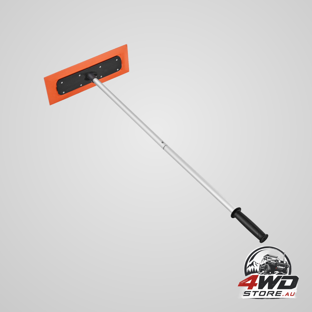 VEVOR snow roof rake, 1.2m long reach car roof snow scraper, 45cm foam blade for no scratches, non-slip handle, lightweight