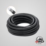 6AN fuel line kit, 7.62 m fuel hose kit, nylon stainless steel braided PTFE fuel line kit, E85/Oil/Gas/Diesel hose end